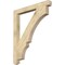 Ekena Millwork Balboa Craftsman Rough Sawn Bracket, Douglas Fir, 4"W x 40"D x 48"H BKT04X40X48BOA04RDF - alternate 1